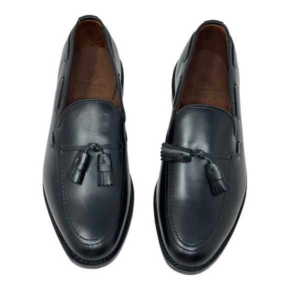 Allen Edmonds Men's Black Grayson Tassel Loafer Shoes size 9 - Picture 3 of 16